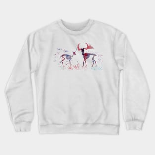 Deer skeletons Crewneck Sweatshirt